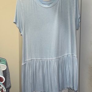 Light Blue Flowy Soft and Sexy Tee